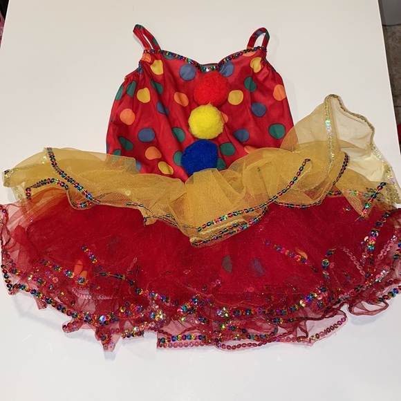 Circus Clown Costume XS C48153 - Picture 2 of 6